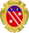 Escudo de la familia Bonaparte en San Miniato (Scala) .svg