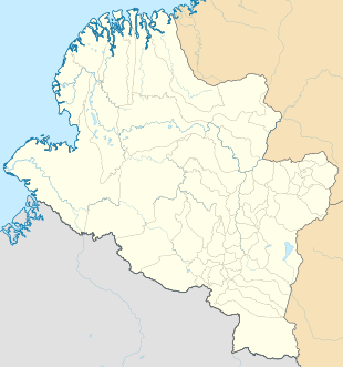 Ricaurte is located in Nariño Department