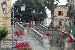 Escadaria no centro histórico