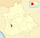 Расположение муниципалитета Кория-дель-Рио на карте провинции