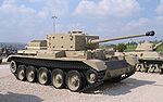 טנק קרומוול במוזיאון יד לשריון בלטרון. שני טנקים מסוג זה הוברחו על ידי מייק פלנגן והארי מקדונלד ונמסרו לידי חטיבה 8
