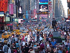 Times Square: Alue Manhattanilla New Yorkissa, Yhdysvalloissa