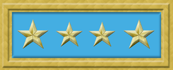 distintivo di grado per controspallina di ammiraglio della Marina confederata