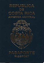 Vignette pour Passeport costaricien