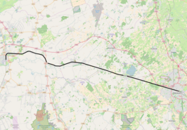Spoorlijn Oldenburg - Leer op de kaart