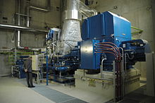 A direct-drive 5 MW steam turbine Dampfturbine 5 MW mit ELIN Generator.jpg