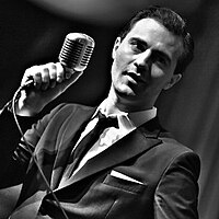 Darius Danesh, who finished third in the first series of the show, debuted at number-one with "Colourblind" in August 2002. Darius Campbell.JPG