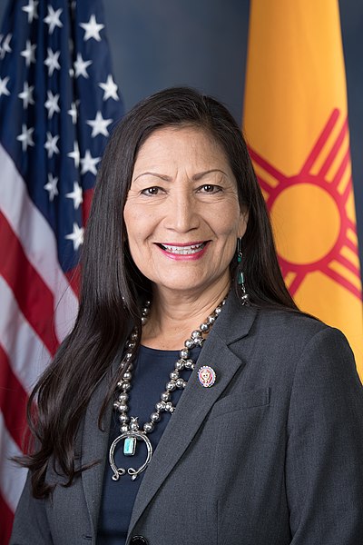 File:Deb Haaland official portrait, 116th congress 2.jpg