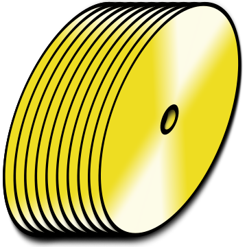 File:Decuple gold record icon.svg