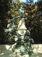 Monument to Delacroix, at the Jardin du Luxembourg