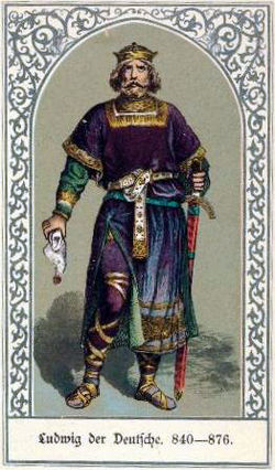 막스 바라크의 독일 황제록의 루도비쿠스 2세.