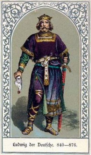 Luis El Germánico: Primeros años, Hijo rebelde, Guerra civil (840-843)