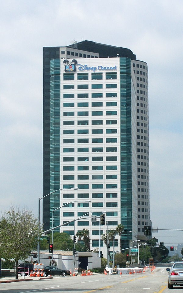 Disney Channels Worldwide's headquarters in Burbank as it appeared during the 2000s.