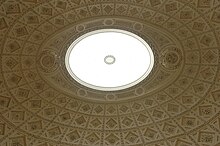 The dome of The Marble Saloon Domed ceiling of the Marble Saloon, Stowe House - geograph.org.uk - 837923.jpg