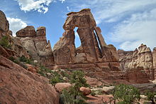 Druid Arch, Canyonlands National Park, Utah, US Druid Arch. Needles District. Canyonlands UT. (9862534466).jpg