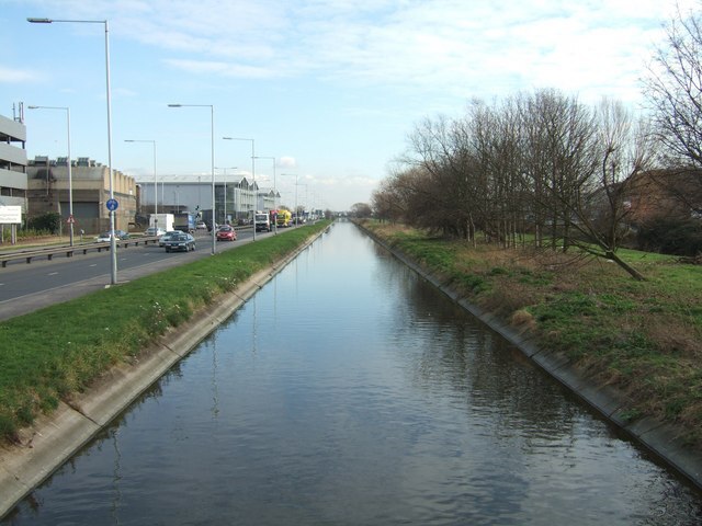 The river near Heathrow Airport