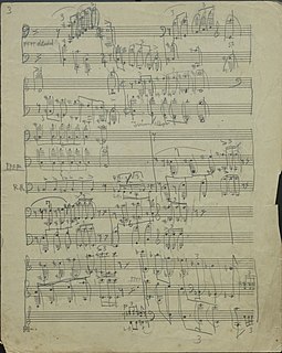 <i>Dynamic Motion</i> 1916 composition by Henry Cowell