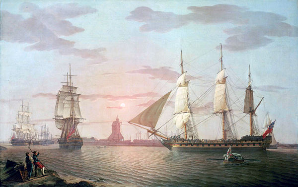 The East Indiaman Warley, Robert Salmon, 1801, National Maritime Museum