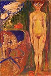 Edvard Munch - Zwei Frauen, Symbolische Studie.jpg