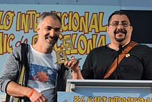 El Torres and Jesús Alonso Iglesias. Barcelona International Comic Convention, 2016.JPG