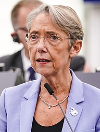 La cheffe du gouvernement Élisabeth Borne.