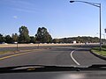 Entering the Turnpike at Exit 8, traveling south in East Windsor Township. Note there are major delays northbound due to hazardous spill in southbound lanes, with northbound rubbernecking