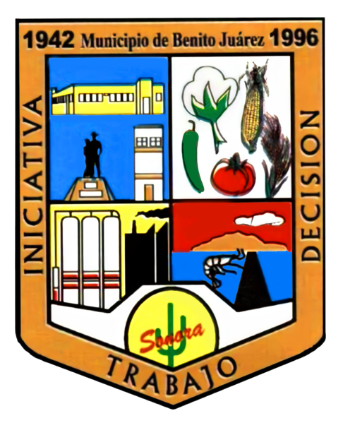 File:Escudo de Benito Juárez Sonora.png