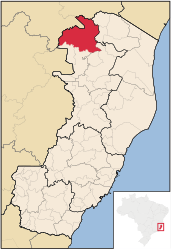 Ecoporanga – Mappa
