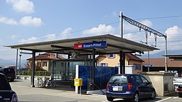 Järnvägsstationen i Essert-Pittet