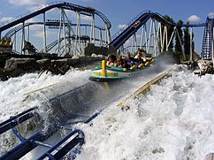 Poseidon water roller coaster