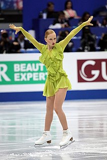 Eva-Lotta Kiibus Estonian Olympic figure skater