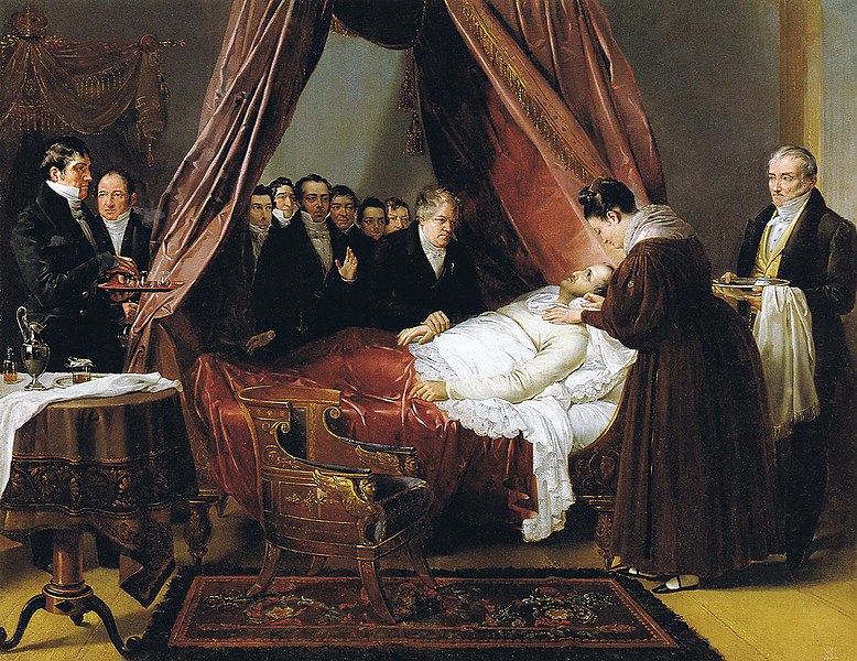 File:F. de Madrazo - 1833, La Enfermedad de Fernando VII (Palacio Real de Madrid, 105 x 147 cm).jpg