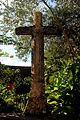 Steinkreuz im Jardin- exotique