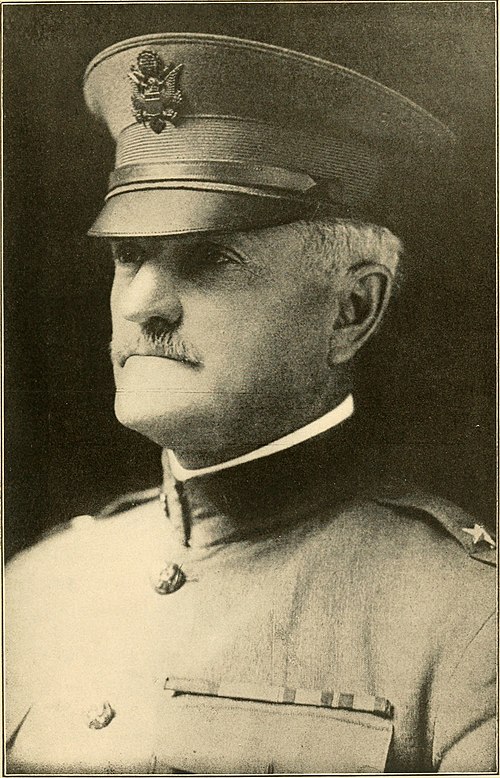 General John J. Pershing, Commander-in-Chief of the American Expeditionary Forces (AEF).