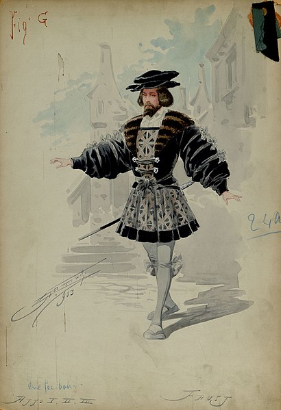 Costume design for Faust