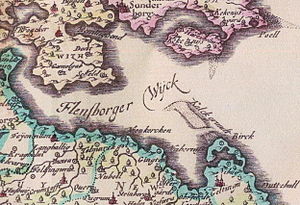 Flensburger Förde: Begriffsdeutung, Geomorphologie, Hauptorte