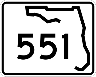 <span class="mw-page-title-main">Florida State Road 551</span>