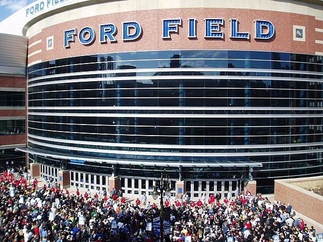 Ford Field was the site of the season ending Final Four and Championship game for 2008-09.