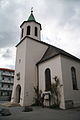 Čeština: Přední pohled na Johanneskirche (Johannův kostel), Bad Tölz (Lázně Tölz). English: Front view of Johanneskirche in Bad Tölz, Bayern.