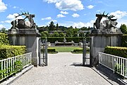 Deutsch: Gönneranlage Baden-Baden - Eingang English: Gönneranlage Baden-Baden - Entrance