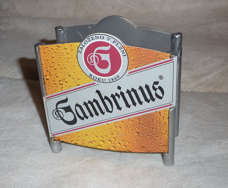 File:Gambrinus beer coaster holder (1).jpg