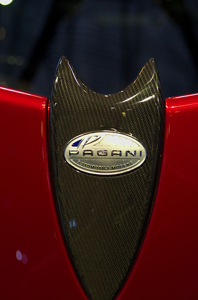 File:Geneva MotorShow 2013 - Pagani Huayra Pagani sign.jpg