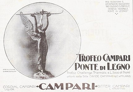 Giannino Castiglioni art works for Campari advertising