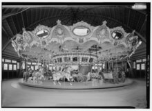 Glen Echo Park carousel, Montgomery County, Maryland Glen Echo Park, Dentzel Carousel and Building, 7300 MacArthur Boulevard, Glen Echo, Montgomery County, MD HABS MD,16-GLENEC,3A-17.tif