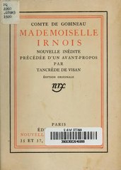 Comte de Gobineau, Mademoiselle Irnois, 1920    