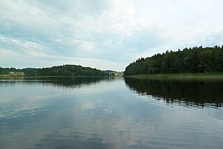 <span class="mw-page-title-main">Goksjø</span> Lake in Larvik and Sandefjord, Vestfold, Norway