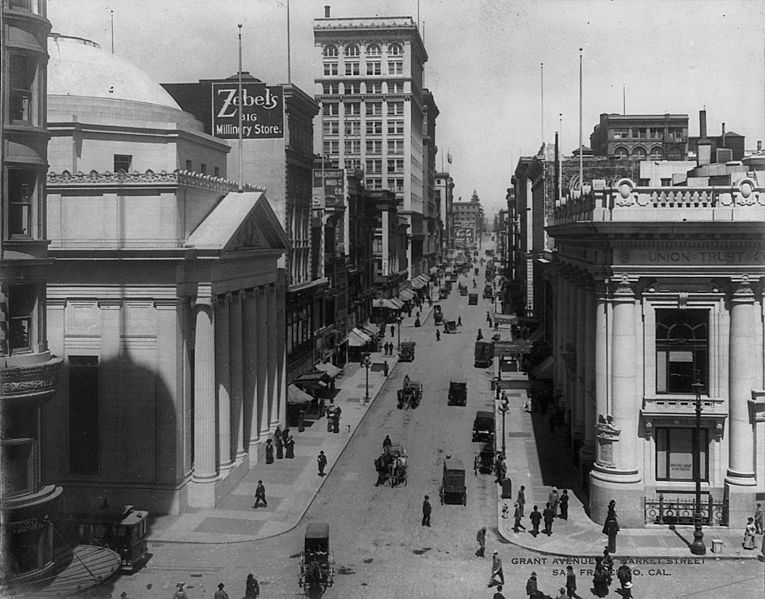 File:Grant Avenue at Market Street, San Francisco, 1915.jpg