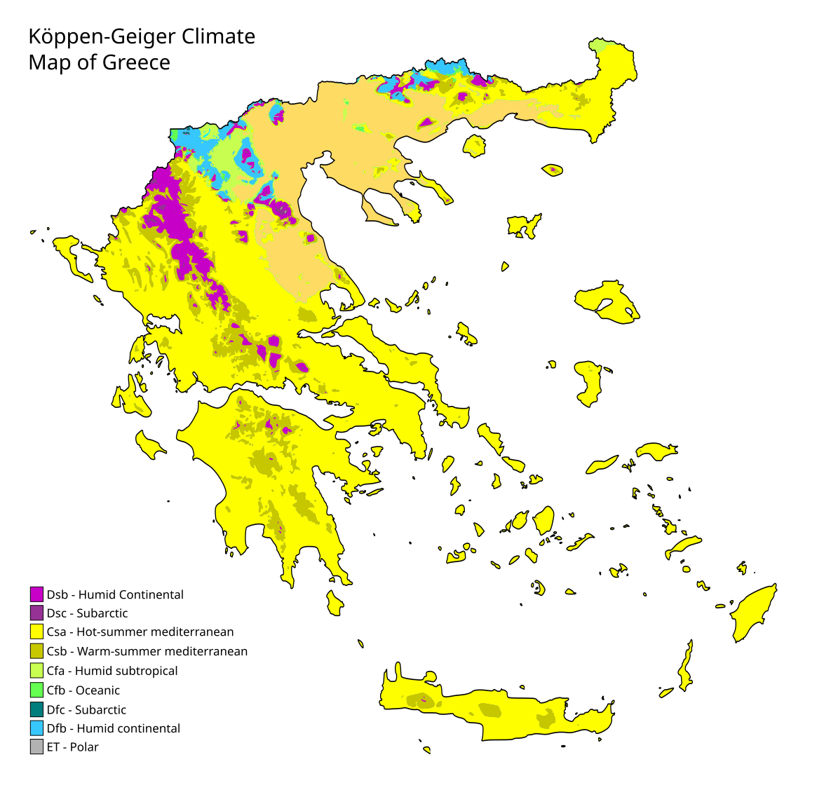 File:Greece map of Köppen climate classification (new).svg - Wikimedia  Commons