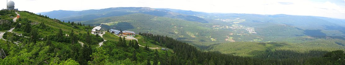 Blick vom Großen Arber nach Norden