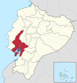 Kaart van Guayas